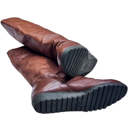 Santana Canada 664 Leather Knee High Waterproof Brown Boots - Picture 7 of 15